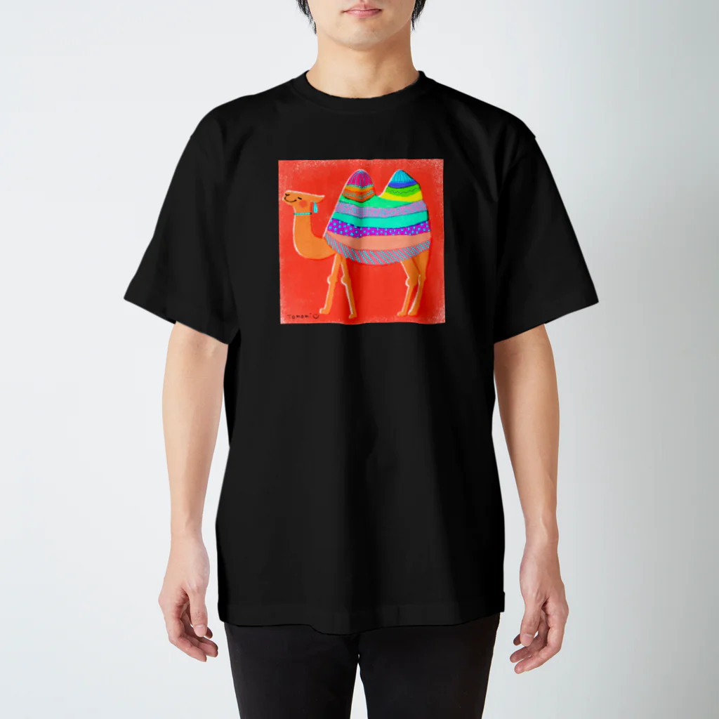 たはらともみのカラフルらくだ スタンダードTシャツ