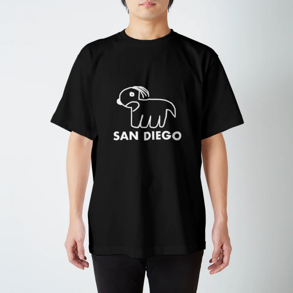 new_squareのサンディエゴ 黒用 スタンダードTシャツ