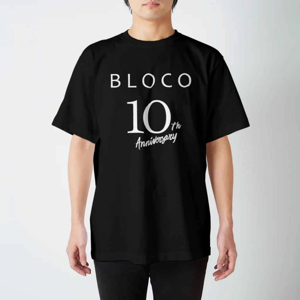 BLOCO 10th AnniversaryのBLOCO 10th White Regular Fit T-Shirt