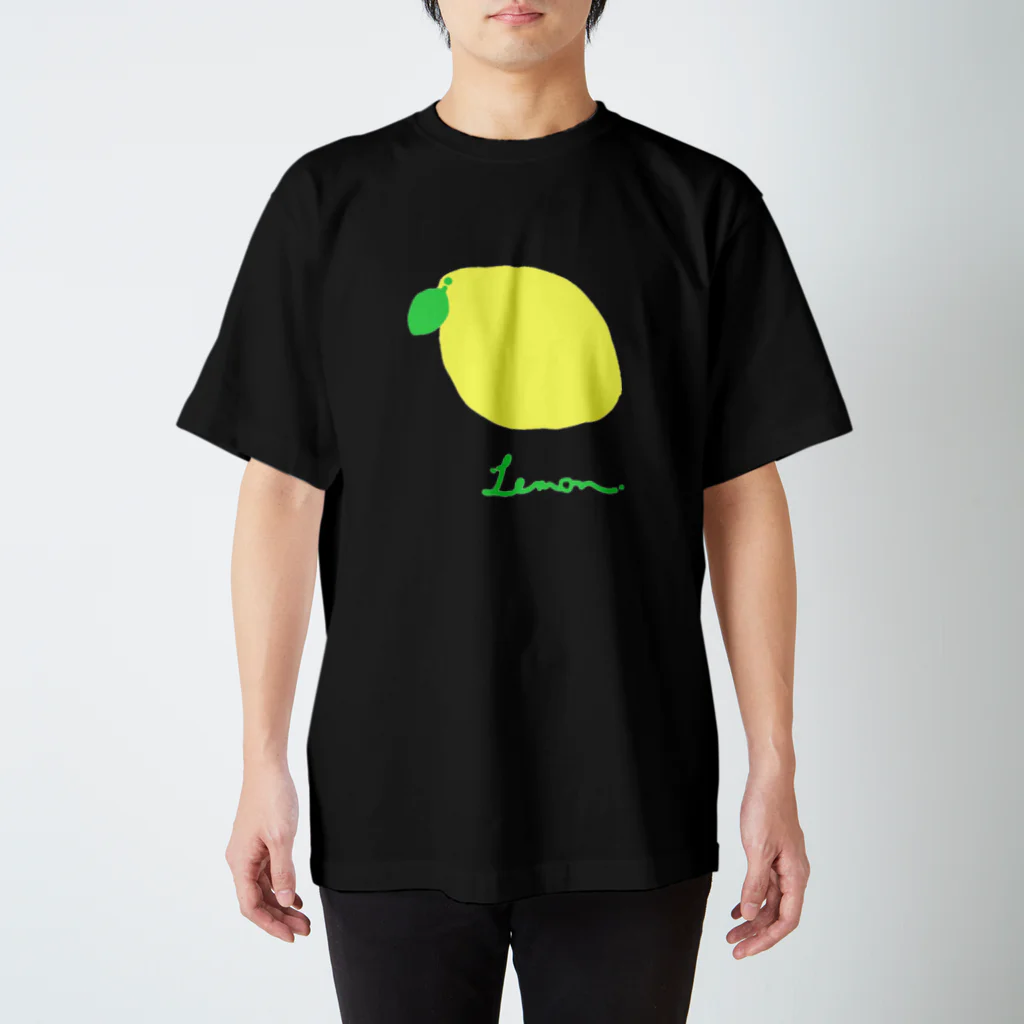 たんしお雑貨店の.Lemon. Regular Fit T-Shirt
