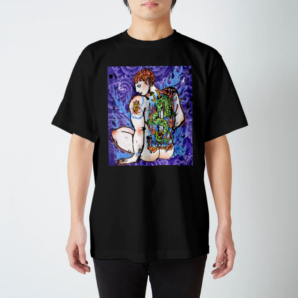 mingo-Edenの俱利伽羅龍王 スタンダードTシャツ