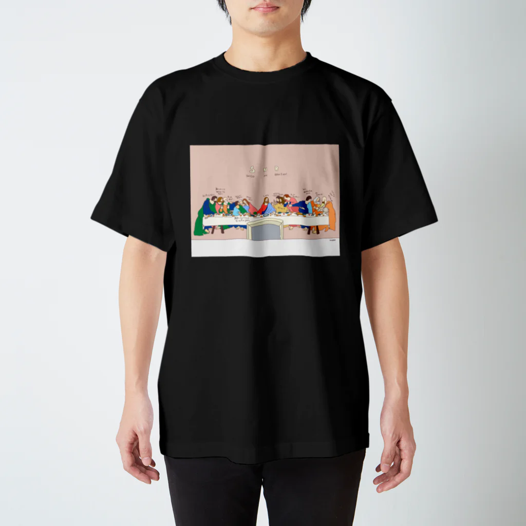 マツナガマサエのSNB 最後の晩餐　両面プリント Regular Fit T-Shirt