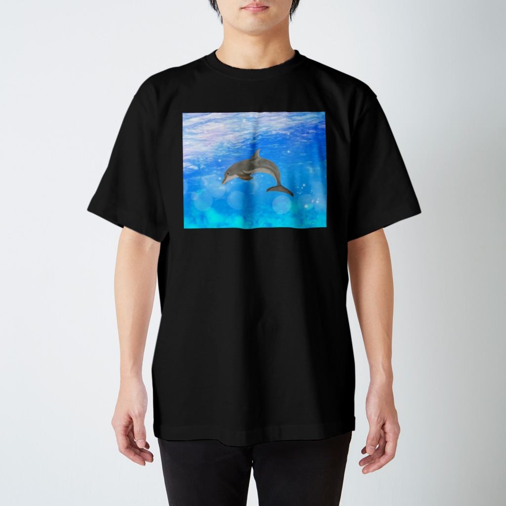 Coshi-Mild-Wildの✨バンドウイルカだよん🐬‼️‼️ Regular Fit T-Shirt