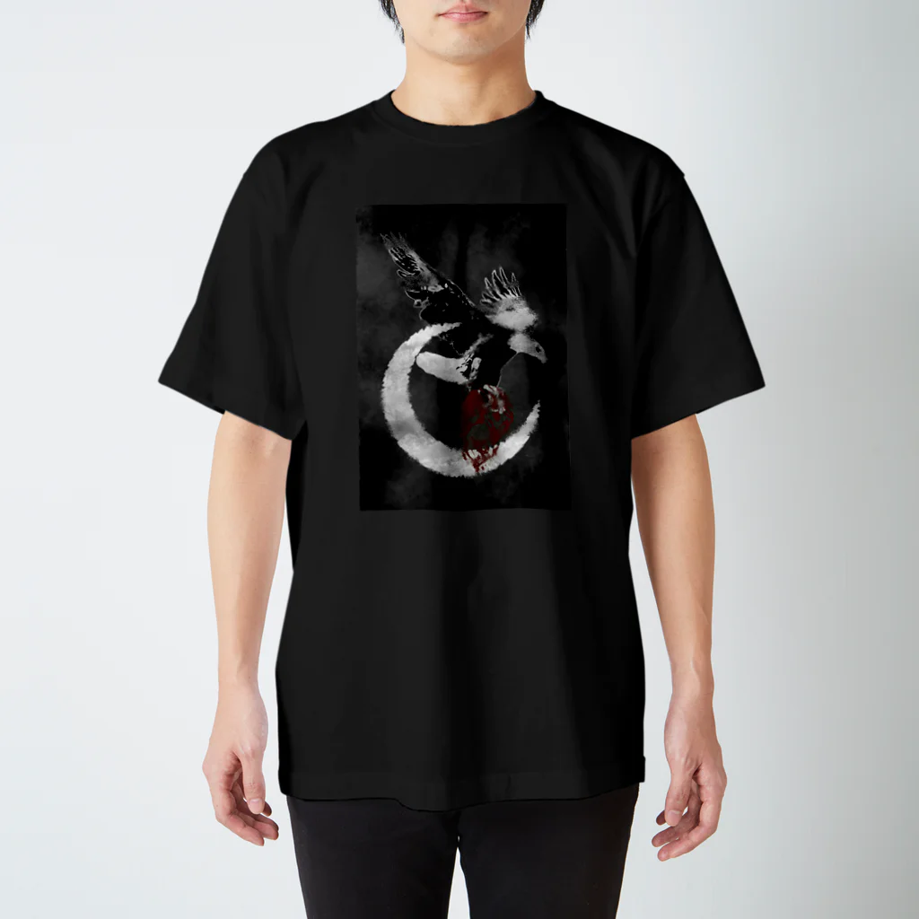 RMk→D (アールエムケード)の鷲ノ月 スタンダードTシャツ