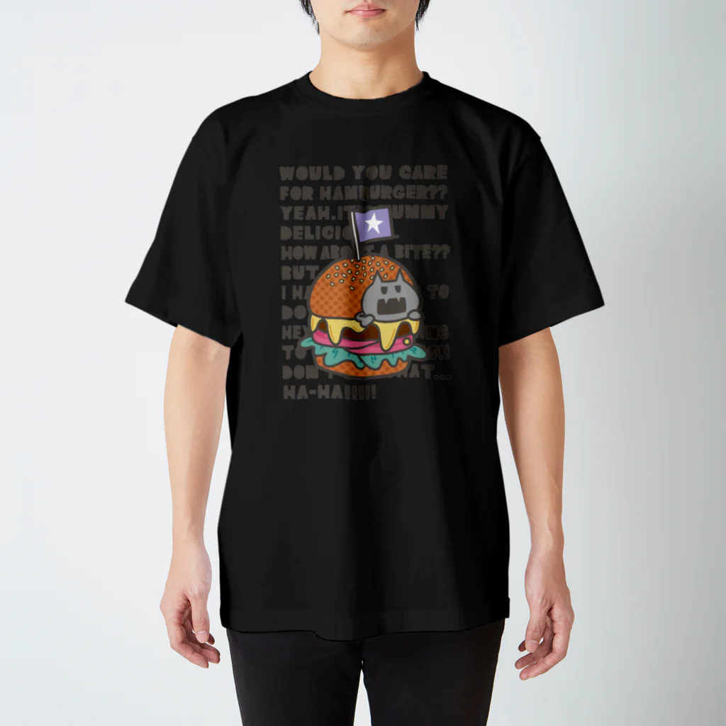 ROOSTER-POOLS/RUNのバイキンハンバーガー スタンダードTシャツ