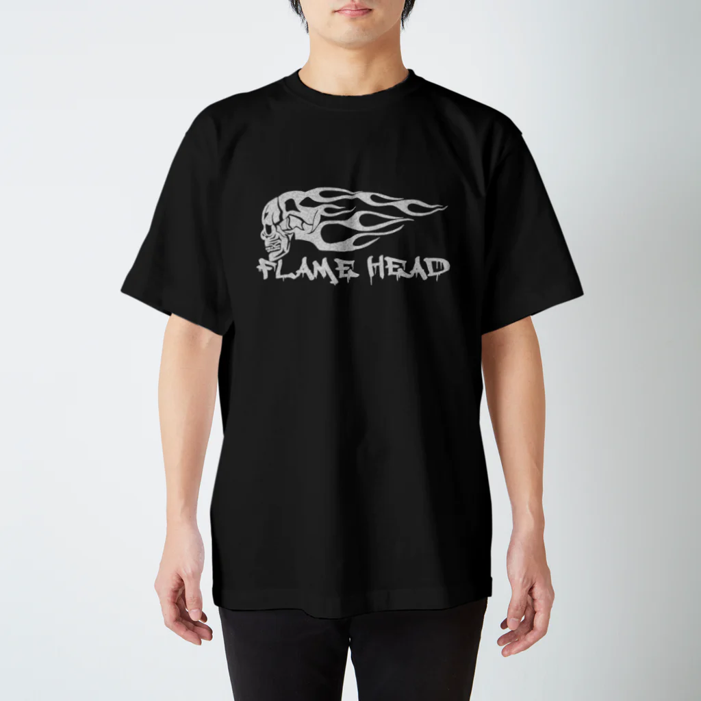 Ａ’ｚｗｏｒｋＳのFLAME HEAD WHT Regular Fit T-Shirt