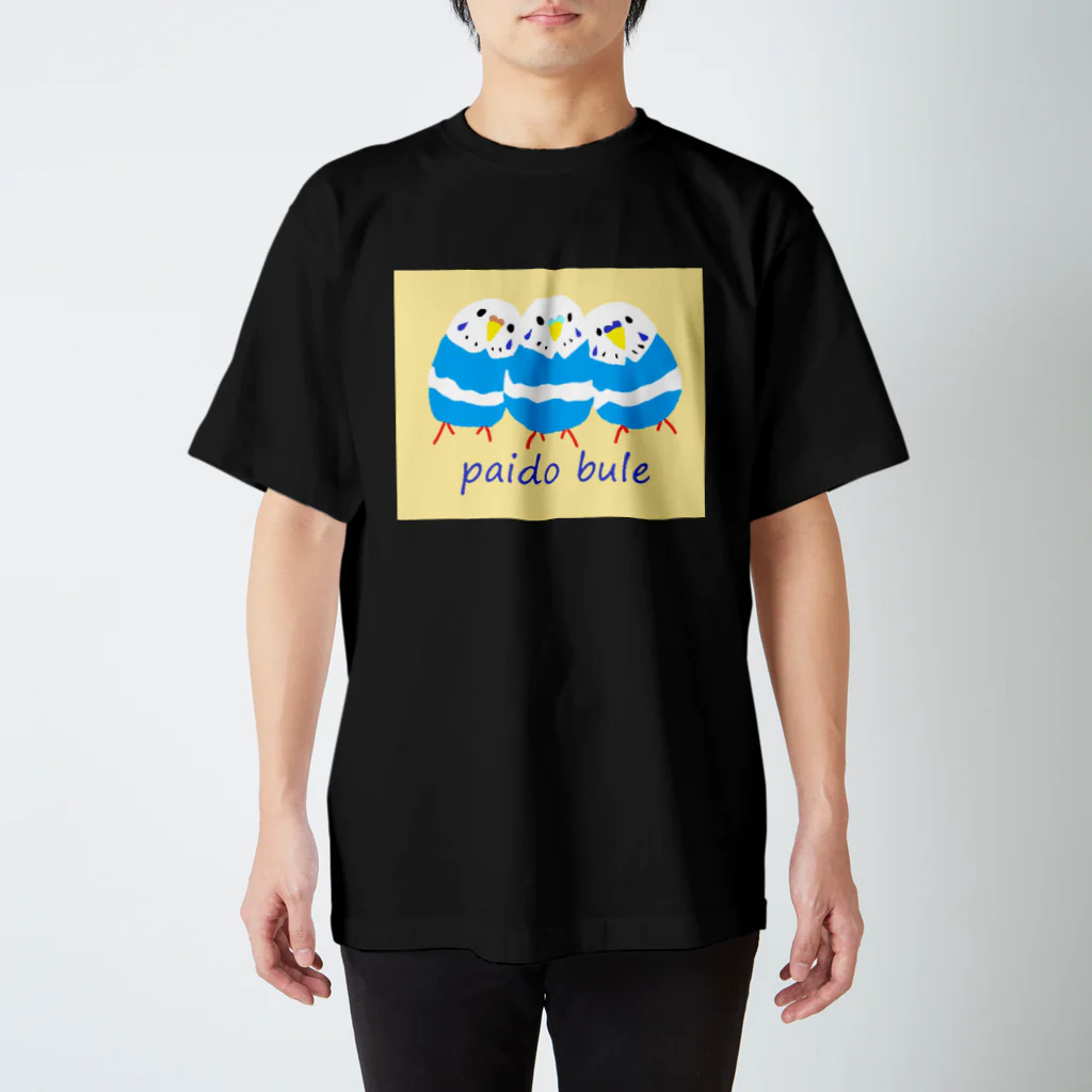 ちゅんちゅんショップの仲良しセキセイインコ Regular Fit T-Shirt