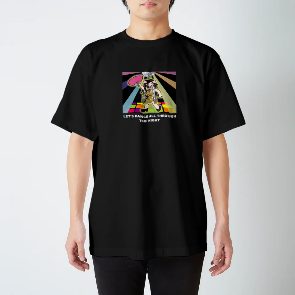 ブタのあすブーちゃんのブタのあすブーちゃん スタンダードTシャツ