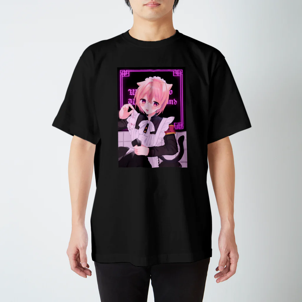 hiyoの猫耳 サブカル メイド 男の子 Regular Fit T-Shirt