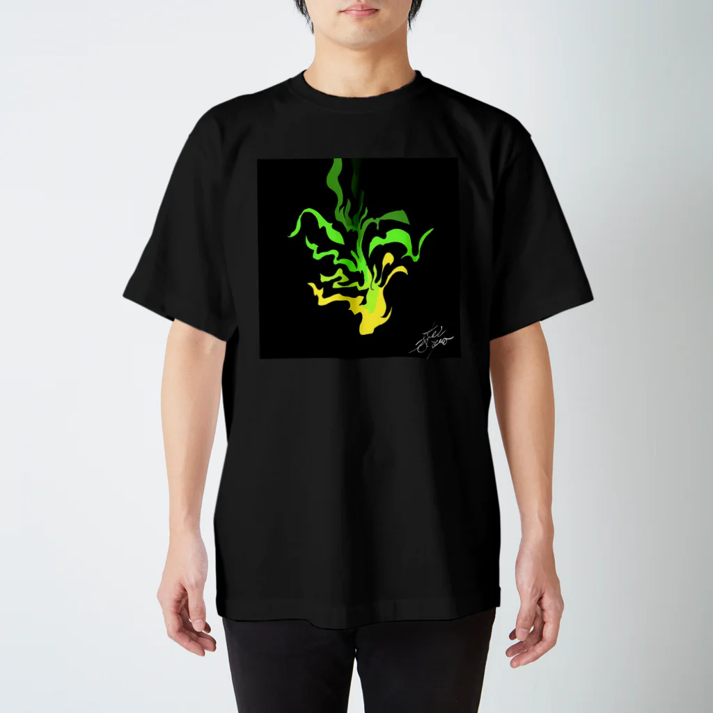 株式会社スガノワークスのgreen fire Regular Fit T-Shirt