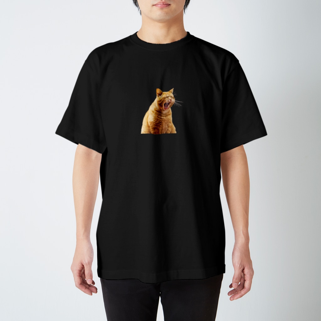 umameshiのあくびネコ / yawning cat Regular Fit T-Shirt