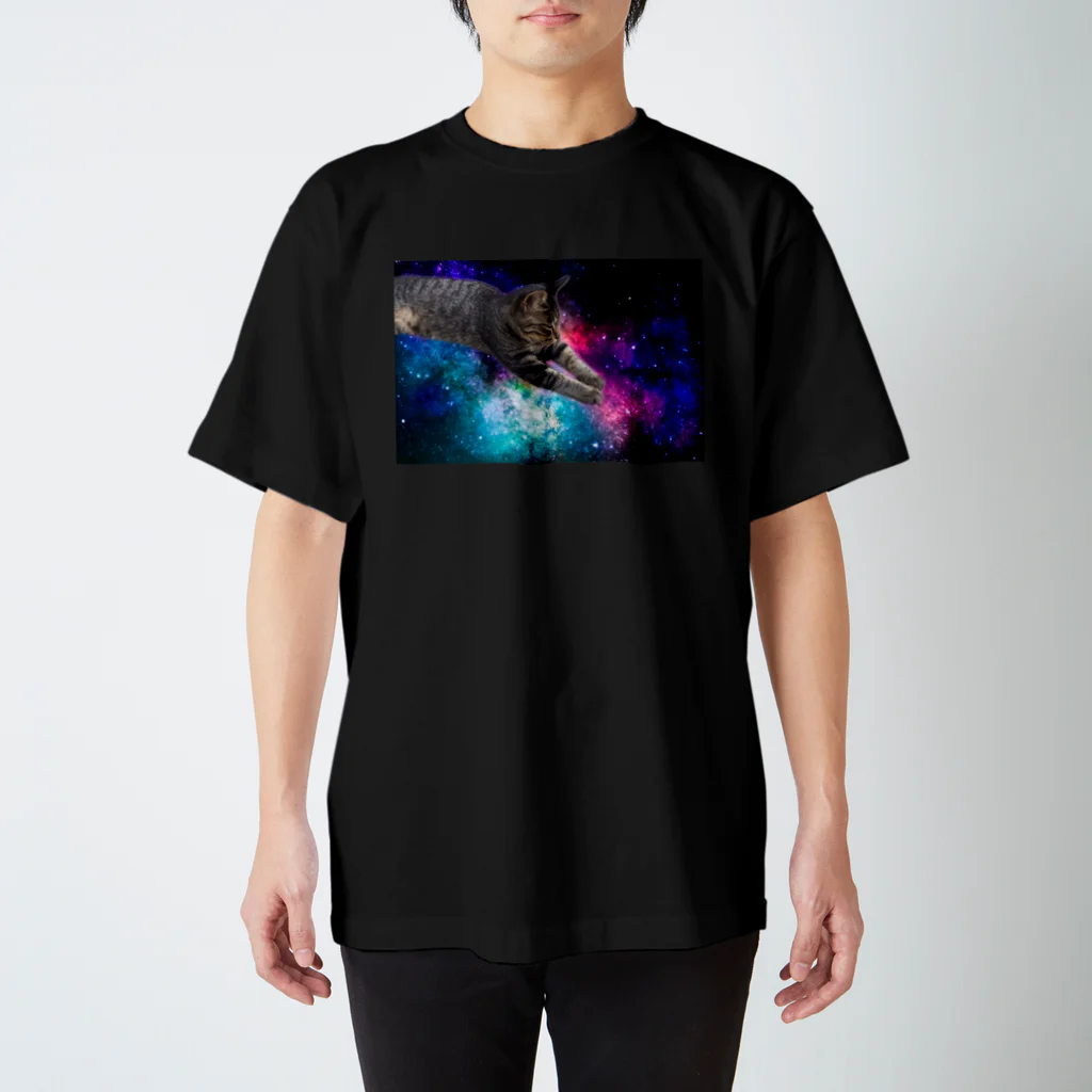 ねこあんしえるの宇宙ネチコ ４ Regular Fit T-Shirt