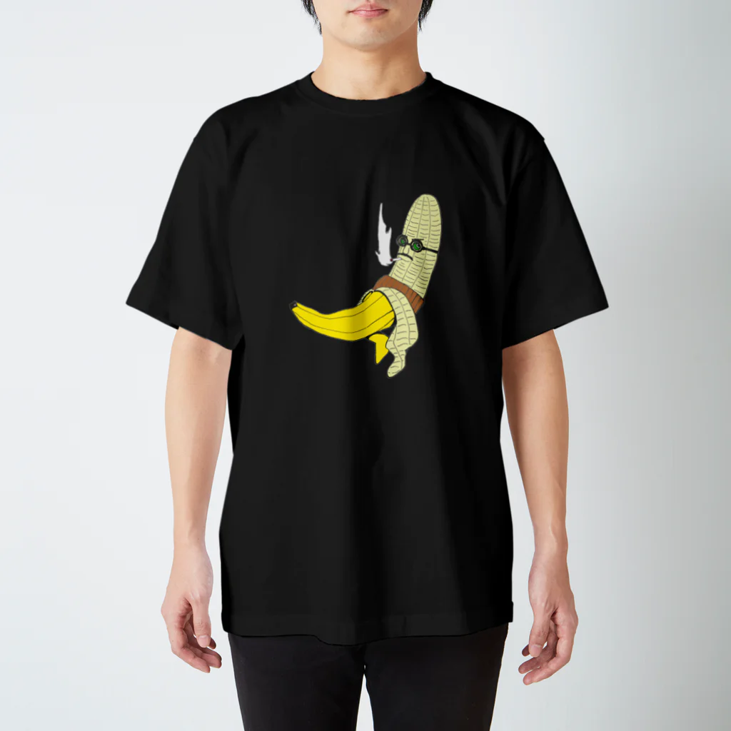 T-STYLE タオル&バッジ　バナナマン バナナおじさん(愛煙家) Regular Fit T-Shirt by 山羊、数える