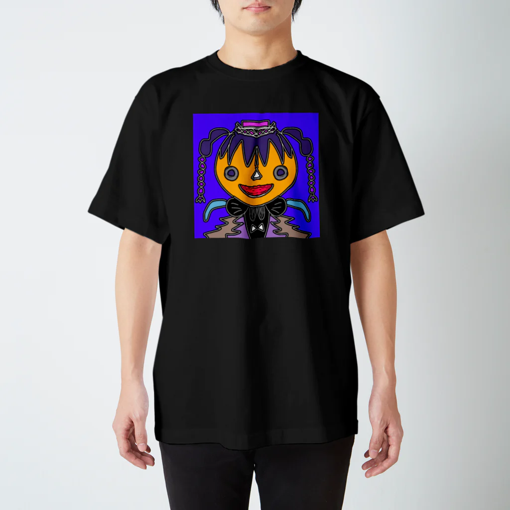 usa100のハロウィンかぼちゃガール スタンダードTシャツ