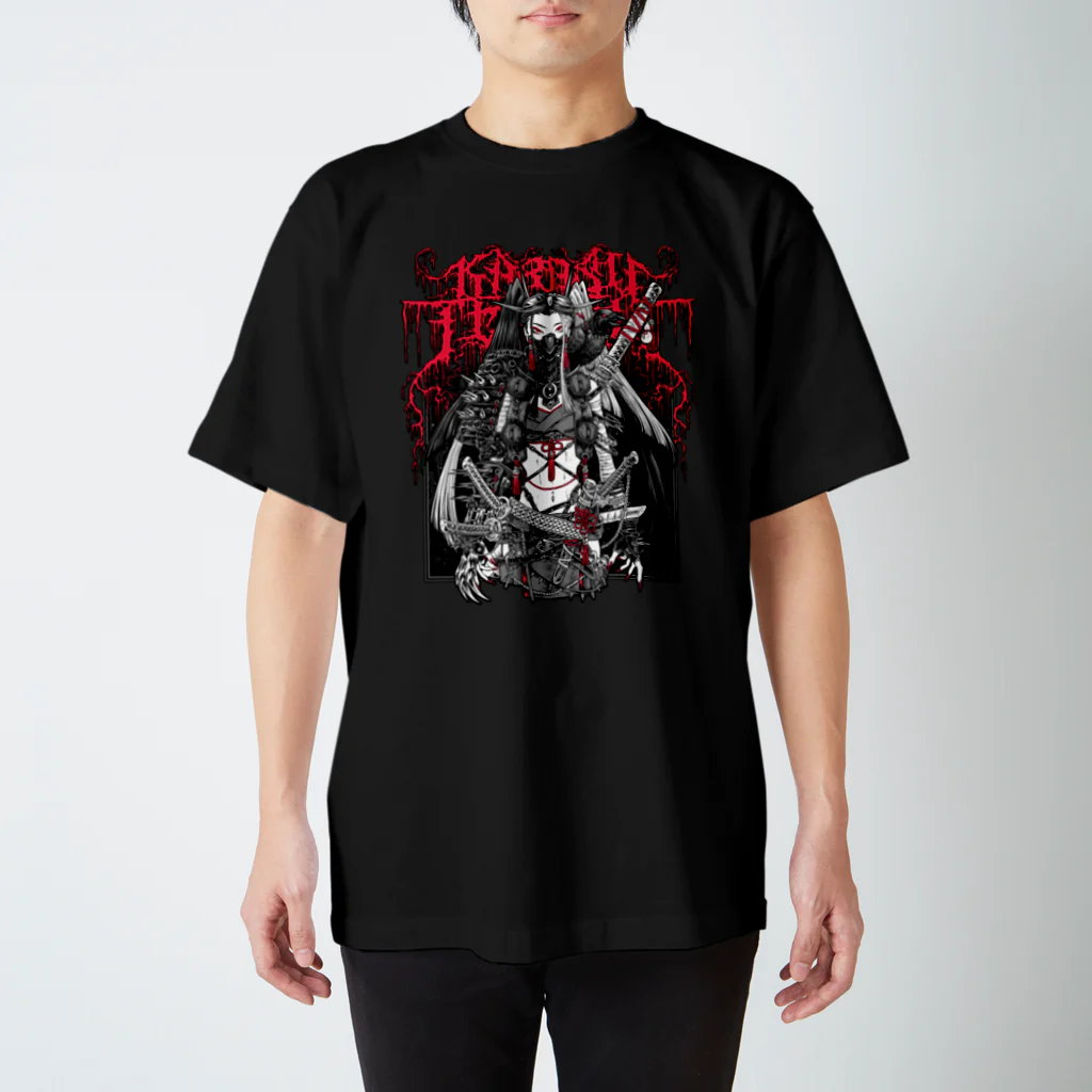 BLACKINKのKARASU TENGU Regular Fit T-Shirt