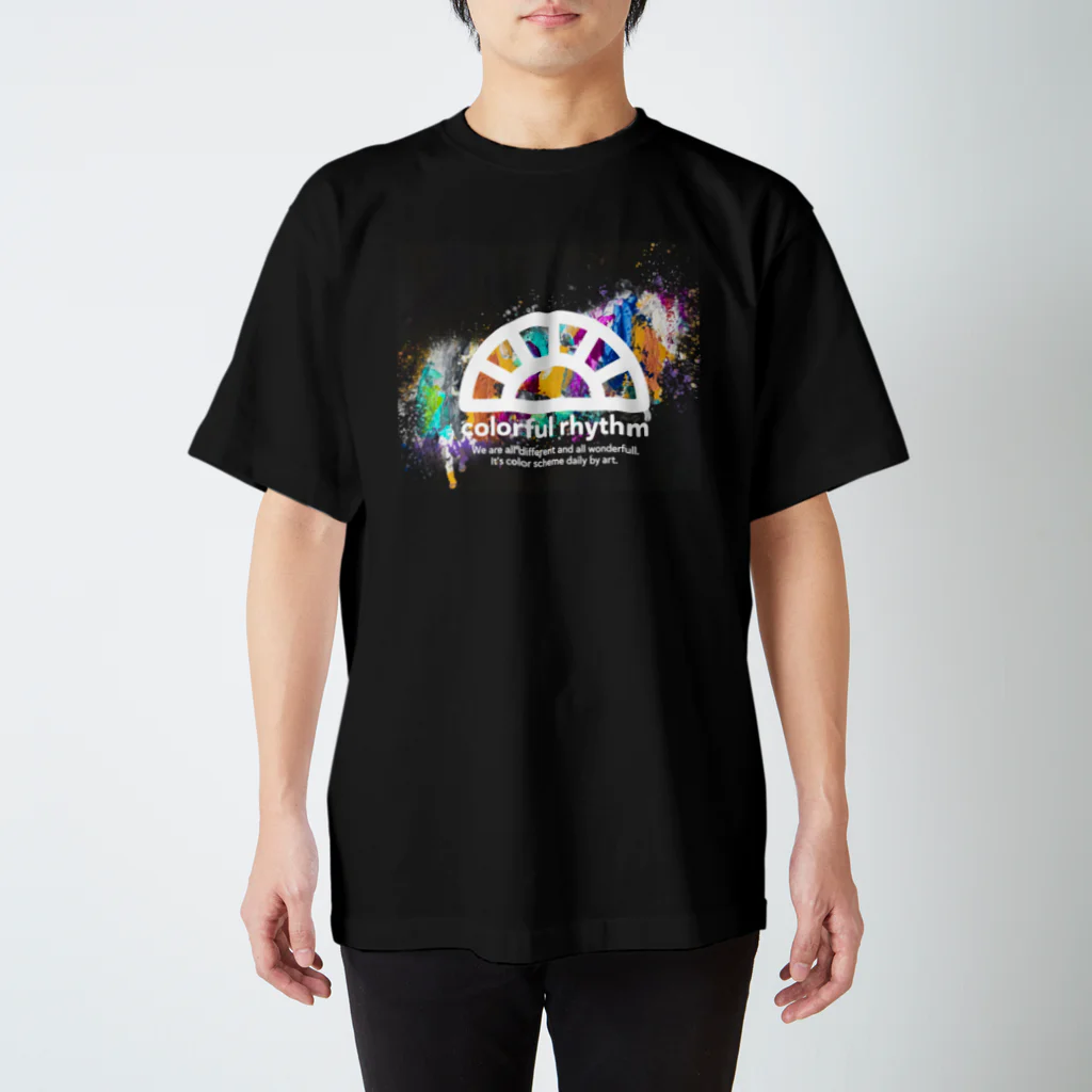 colorful rhythmのart×logo2 Regular Fit T-Shirt