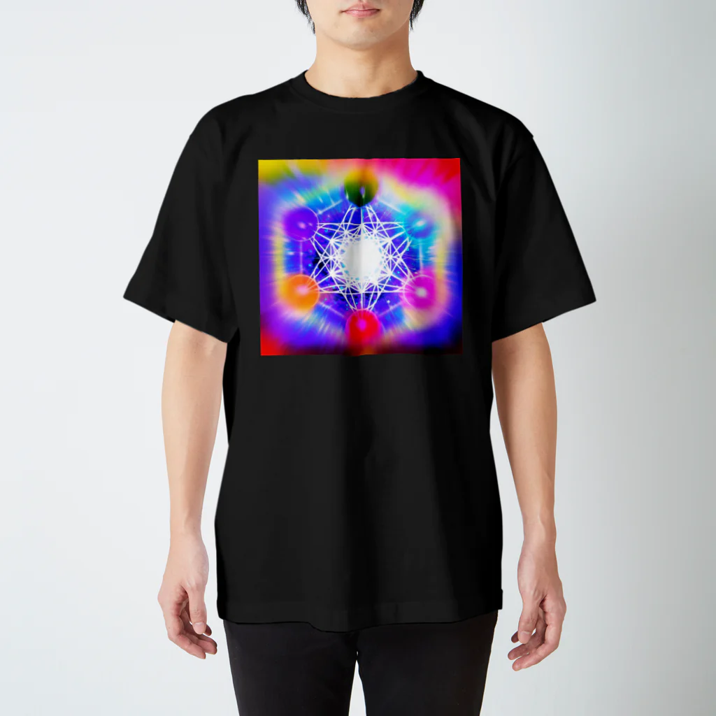 紫園+sion+(麗舞+reybu+)の七星陣メタトロン🔯カラフル🌈 Regular Fit T-Shirt