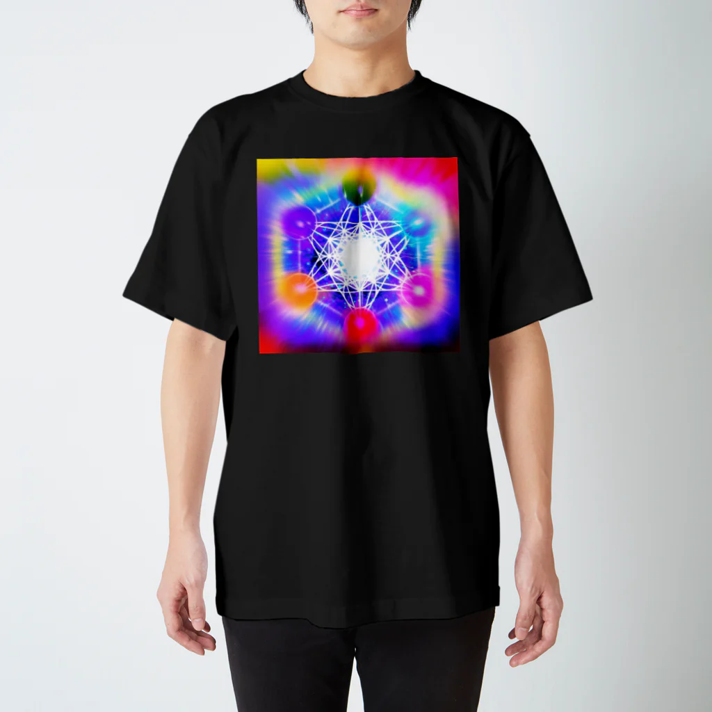 紫園+sion+(麗舞+reybu+)の七星陣メタトロン🔯カラフル🌈 スタンダードTシャツ