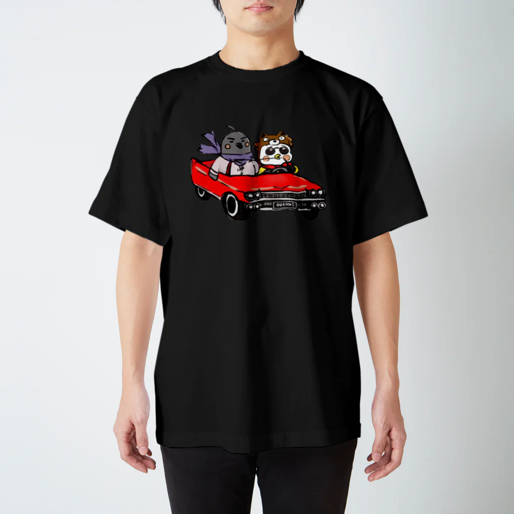 狼旅団オフィシャルＳＨＯＰの狼旅団コラボTシャツwithはとようすけ 티셔츠
