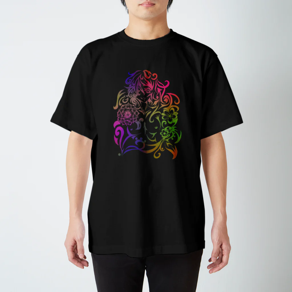 THE禅のFLOWER‐GIRL スタンダードTシャツ