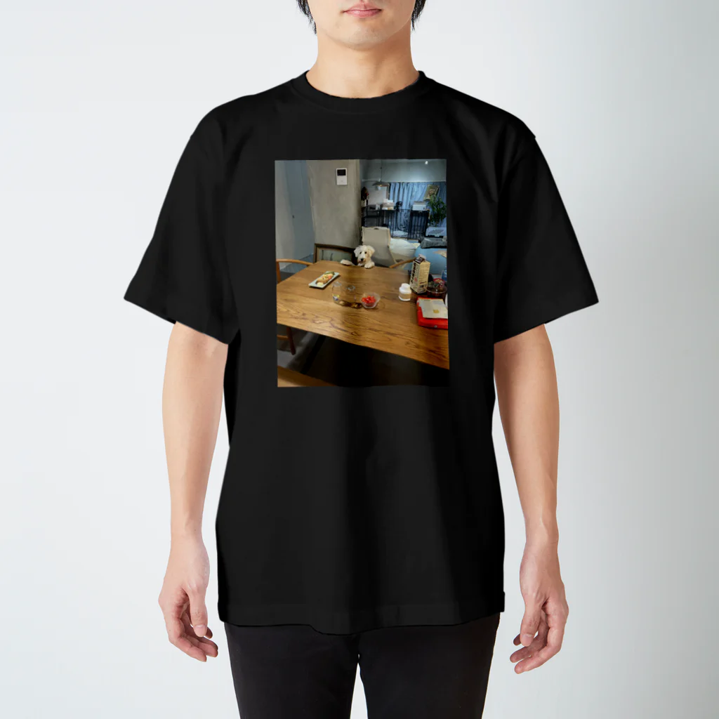 愛犬もきちの日常のおいなりさんを狙うもきちさん スタンダードTシャツ