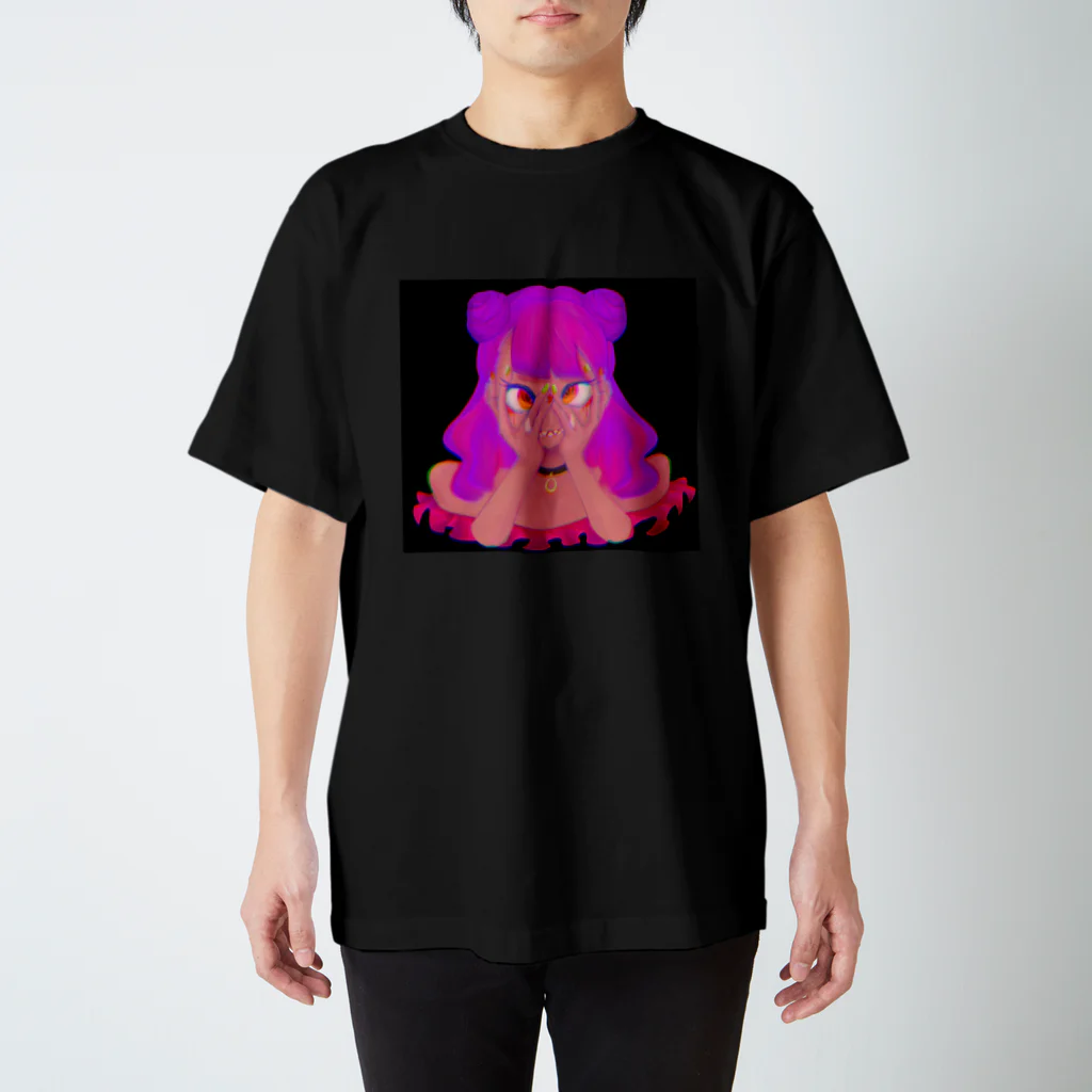 芥子炭-工房のサイケデリックNico Regular Fit T-Shirt