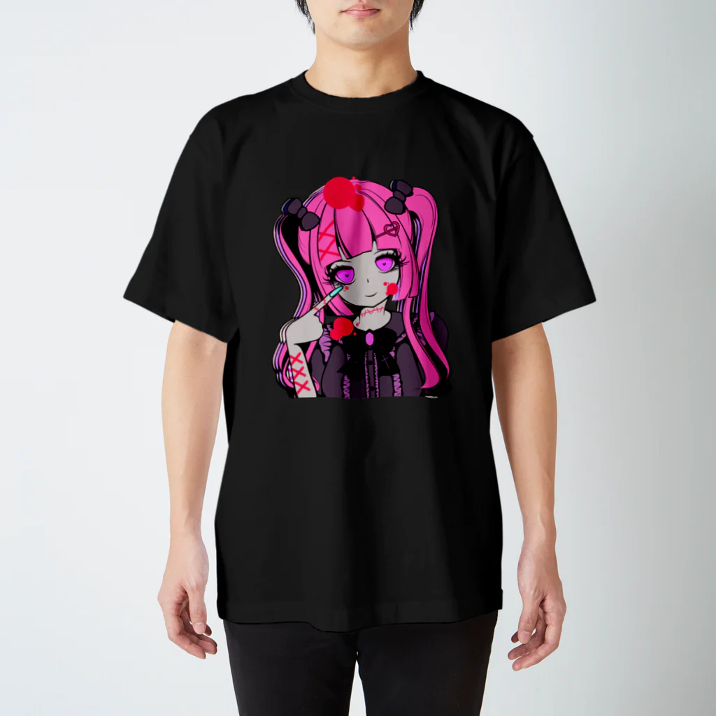 瞬 しゅん Escortの闇ツインテちゃん スタンダードTシャツ