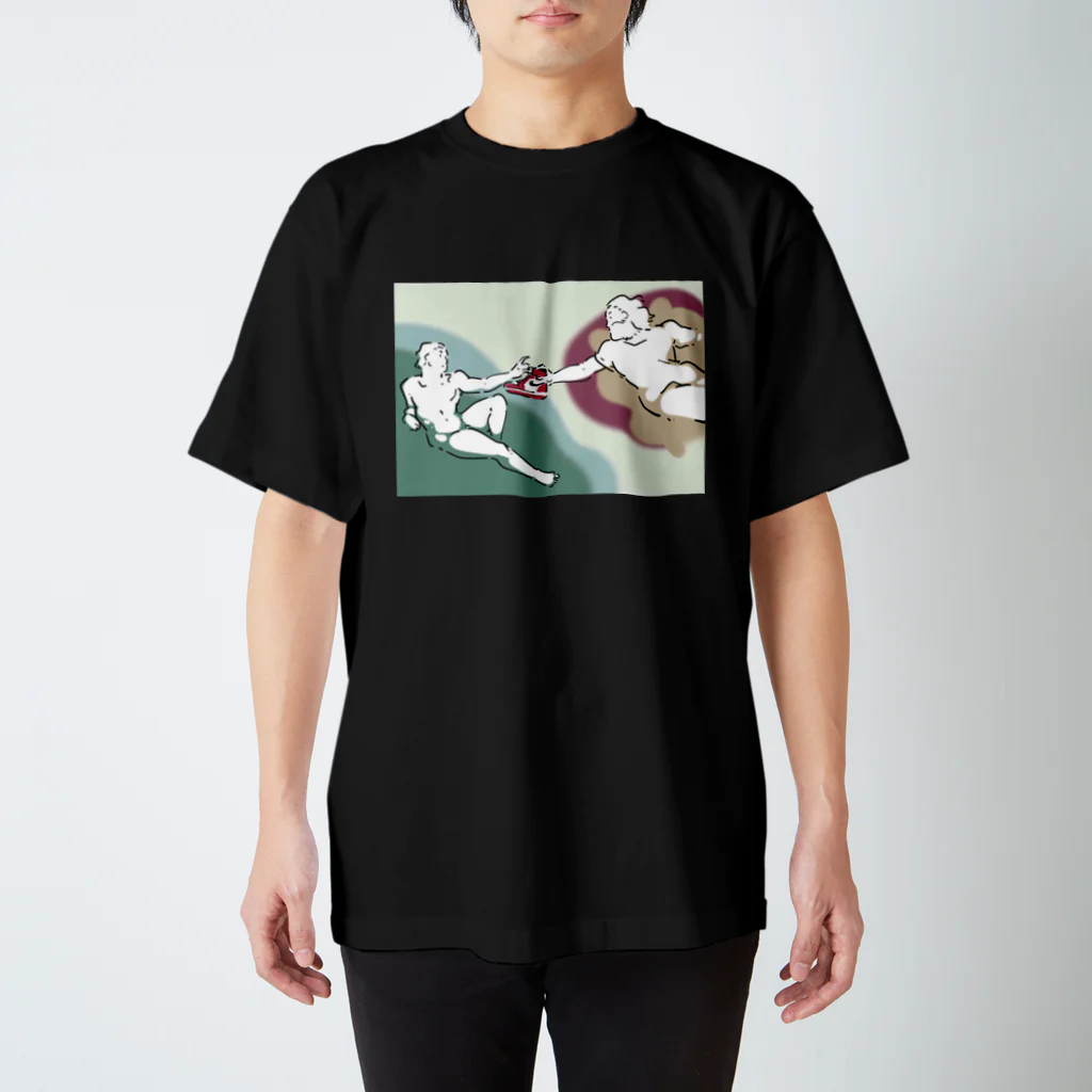 山形屋米店のアダムの創造SNKRS Regular Fit T-Shirt