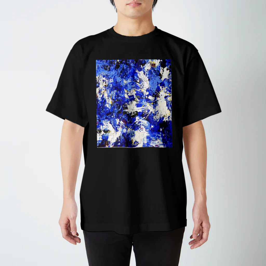 Takeo_HiraoのHirao_Blue_02 スタンダードTシャツ