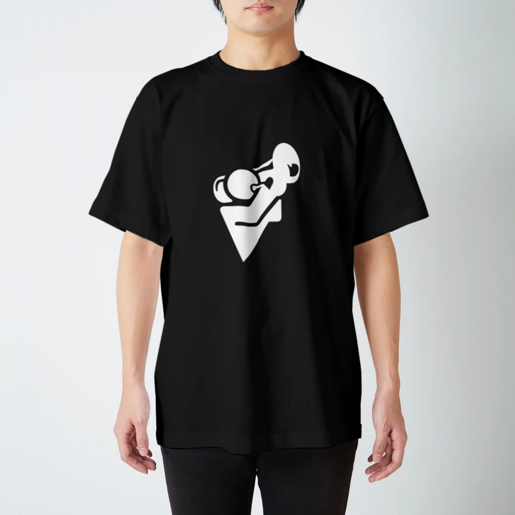 きゃめのマーチングユーフォ演奏ピクトさん（白） Regular Fit T-Shirt