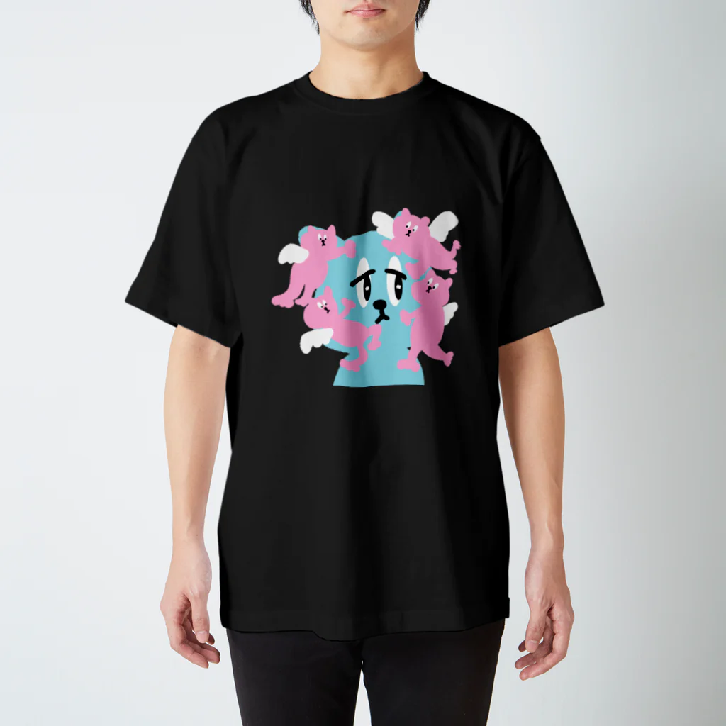 えんぴつの猫被昇天　graffitianimal Regular Fit T-Shirt
