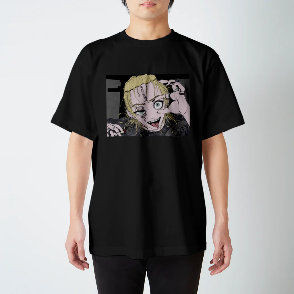 をとり。の南無阿弥陀仏くん スタンダードTシャツ