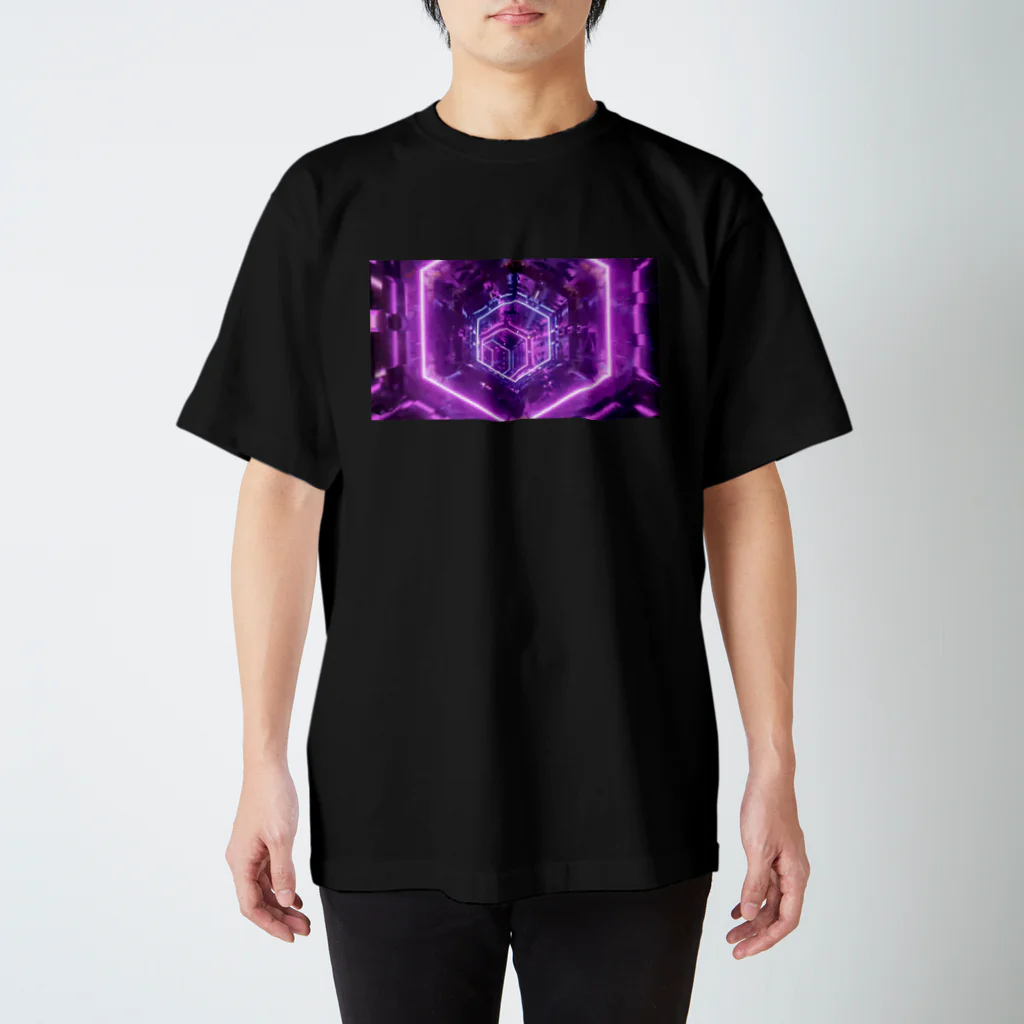 煮豆ZのNeon Regular Fit T-Shirt