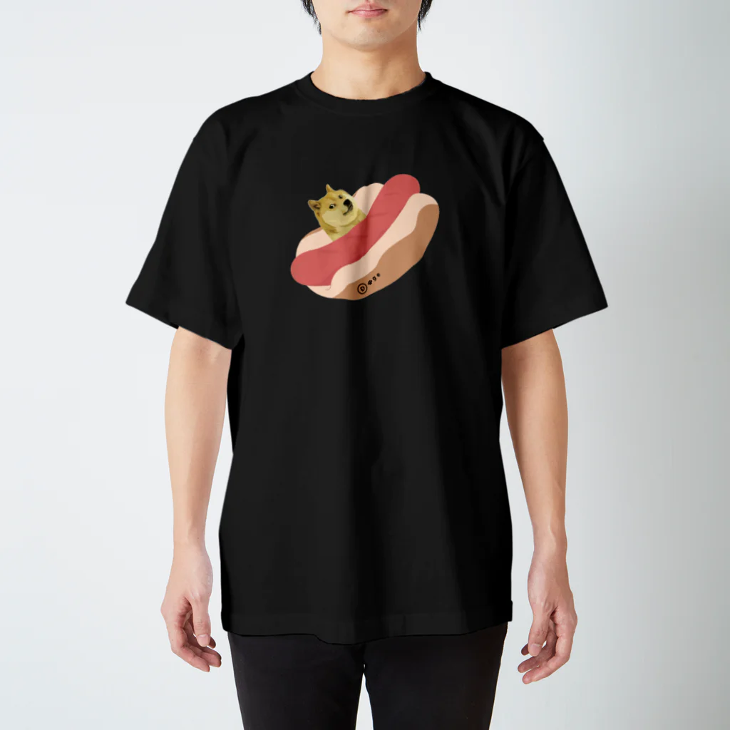 仮想通貨 ( 暗号資産 ) グッズ ［ crypto berry ］ のホットドージ スタンダードTシャツ