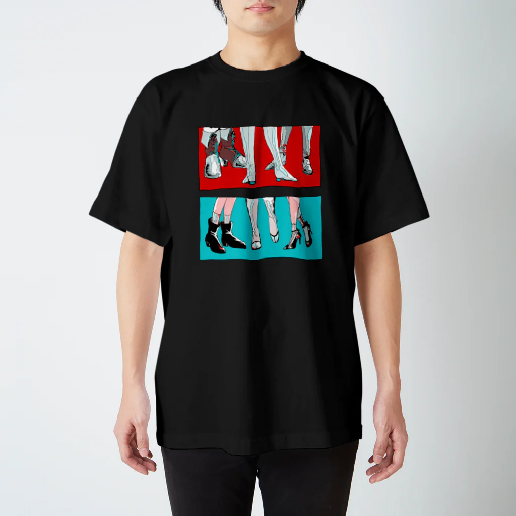 トトランドの6人(黒用) スタンダードTシャツ