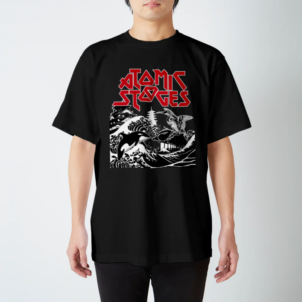 ribol のAtomic stooges JAPAN wear Regular Fit T-Shirt