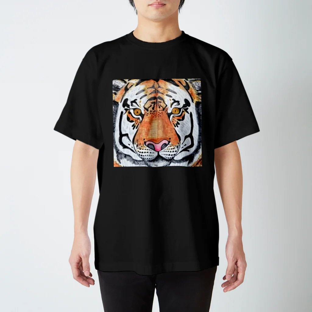 海谷子猫のトラ スタンダードTシャツ