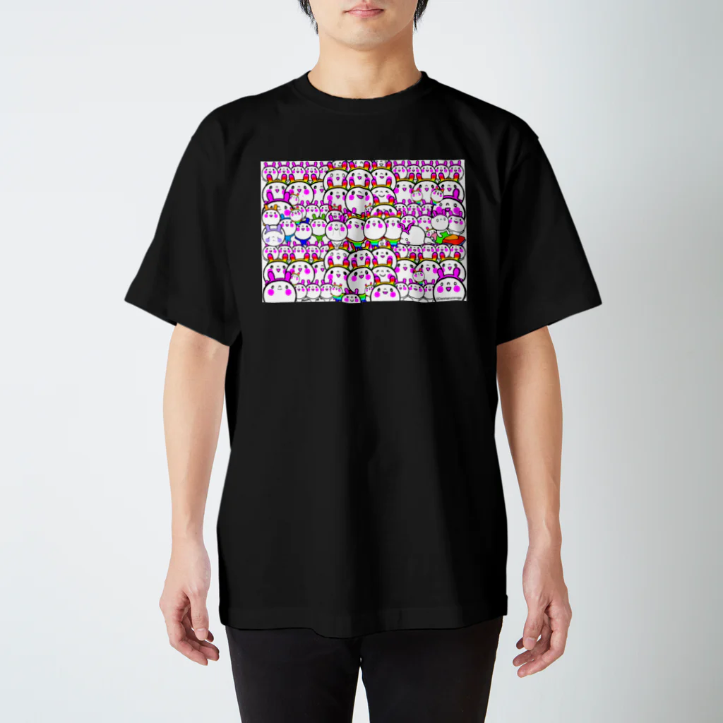 デンマルコロゲ OFFICIAL STORE　　デンコロ！のウサギになりたいメリーがいっぱい Regular Fit T-Shirt