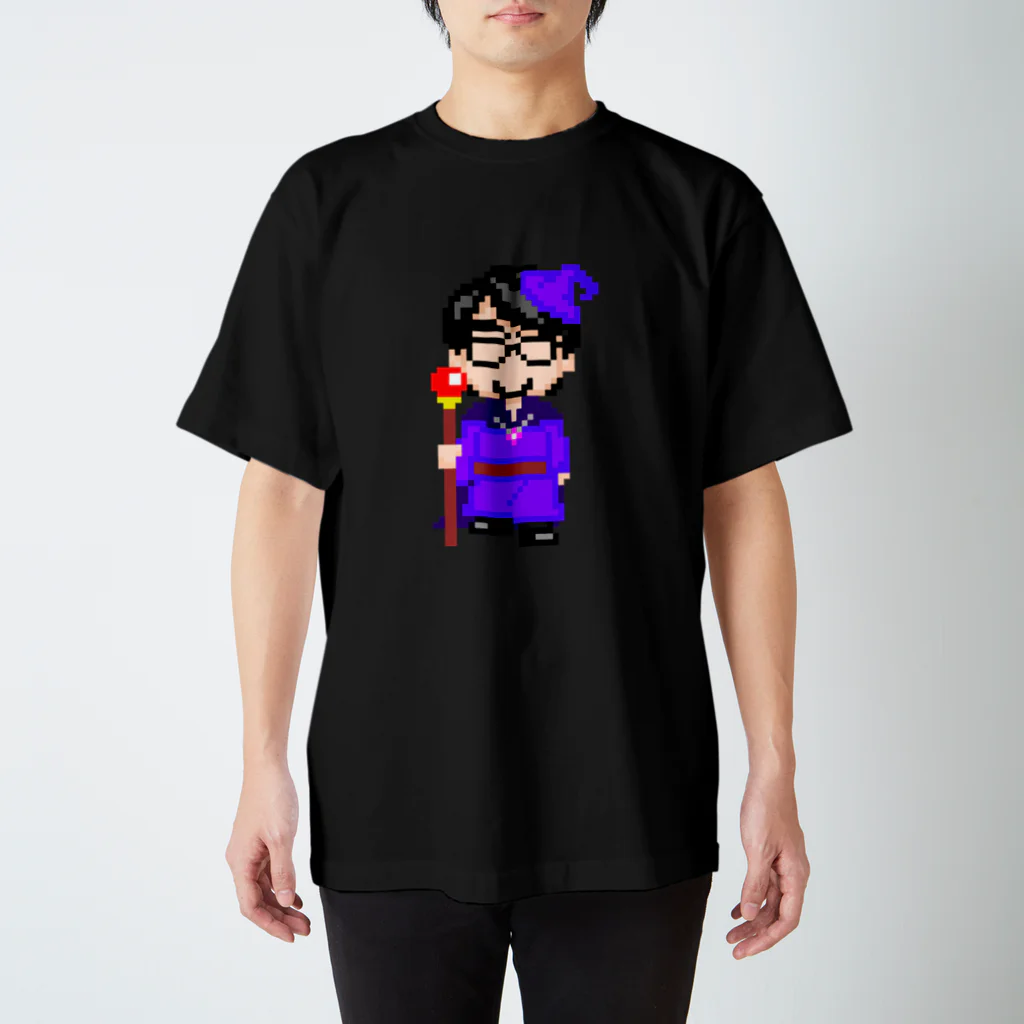 おーちょ（ドラクエお姉さん）の魔法使いかねしろがあらわれた！ スタンダードTシャツ