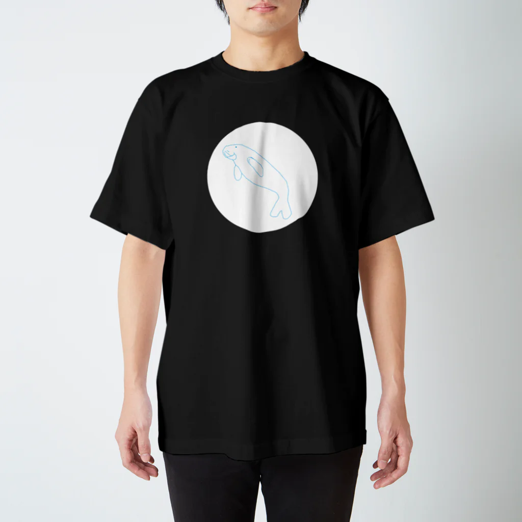 3out-firstのジュゴン(破線) スタンダードTシャツ