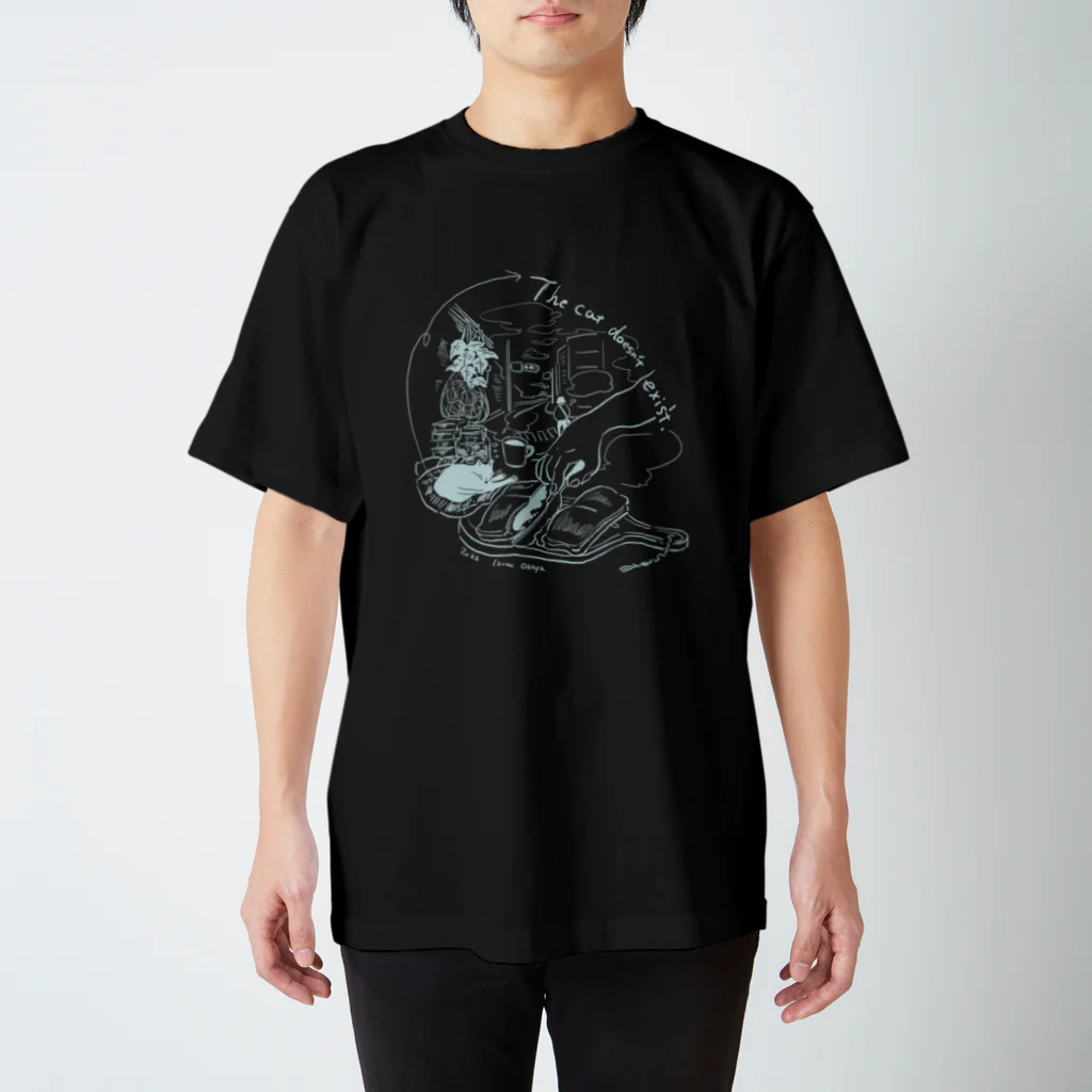 オカヤイヅミのホットサンドと架空の猫＿濃色 Regular Fit T-Shirt