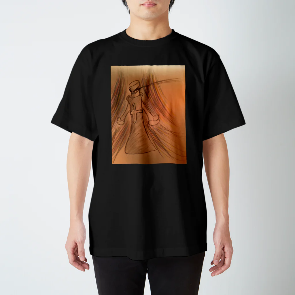 ケイたぬきのアイコス黒 Regular Fit T-Shirt