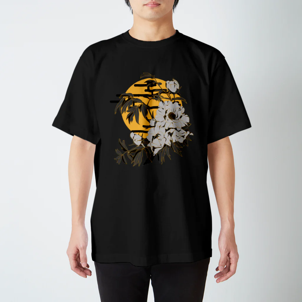 無孔笛の牡丹 スタンダードTシャツ