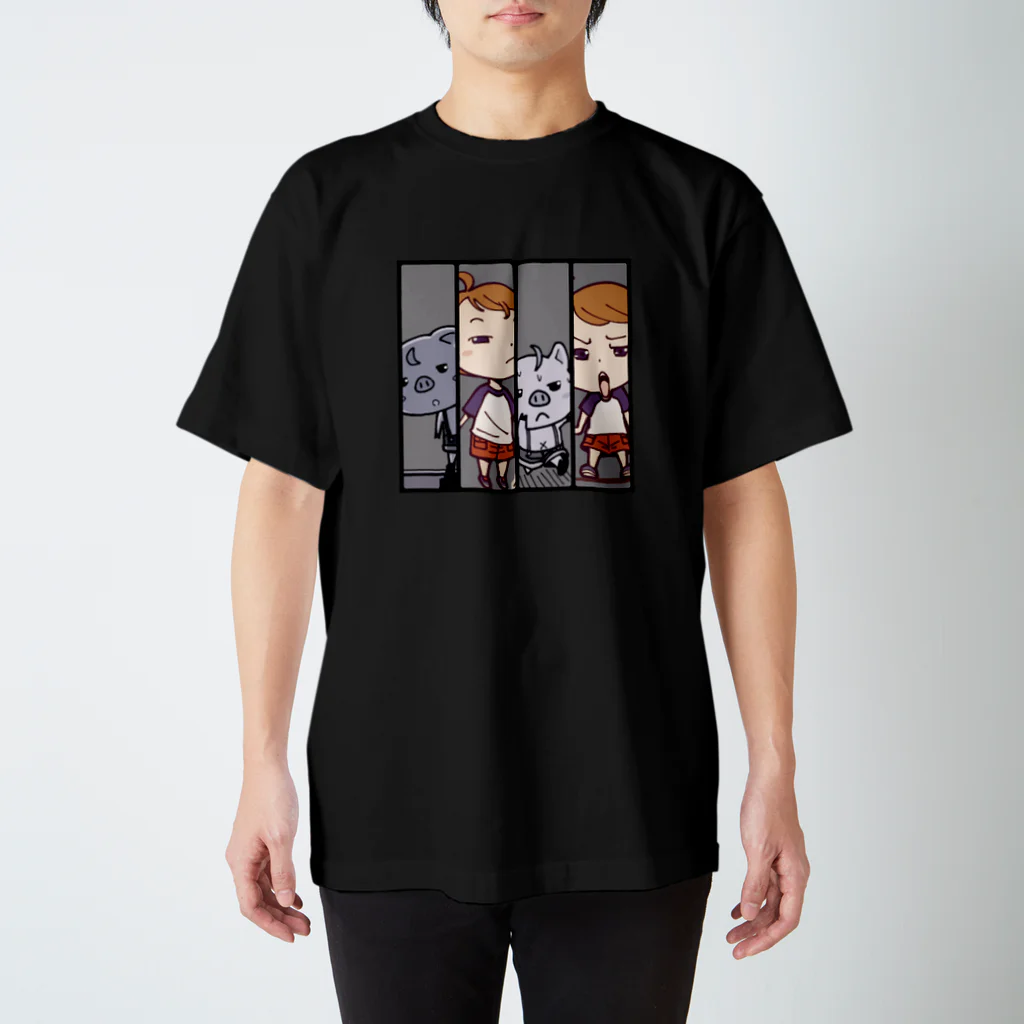 aji029のやいぶうノスタルジー スタンダードTシャツ