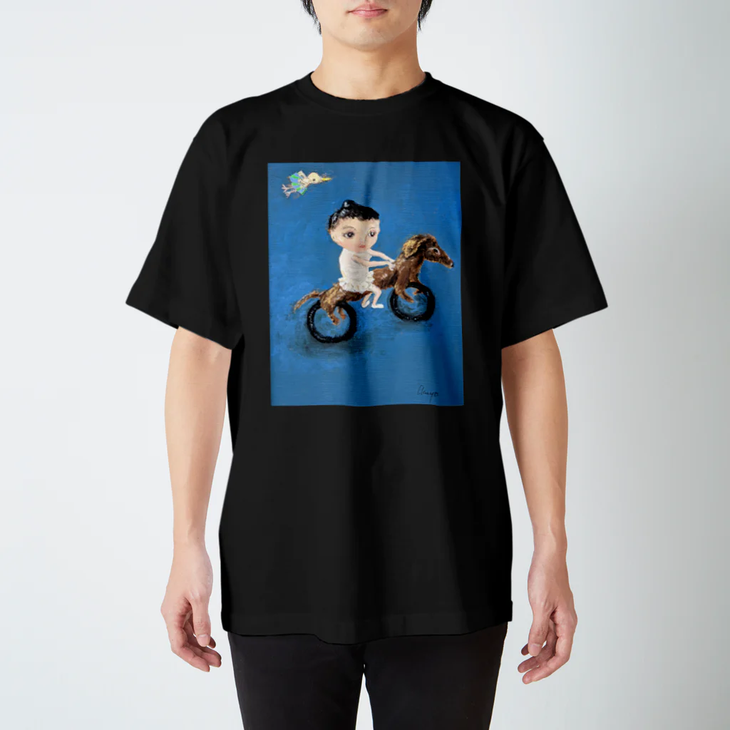 art_space_MUSEEの青の世界 Regular Fit T-Shirt