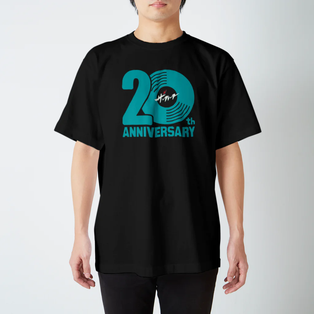 ザ・クレーター オフィシャルグッズの20th ロゴT／グリーン×ブラック スタンダードTシャツ