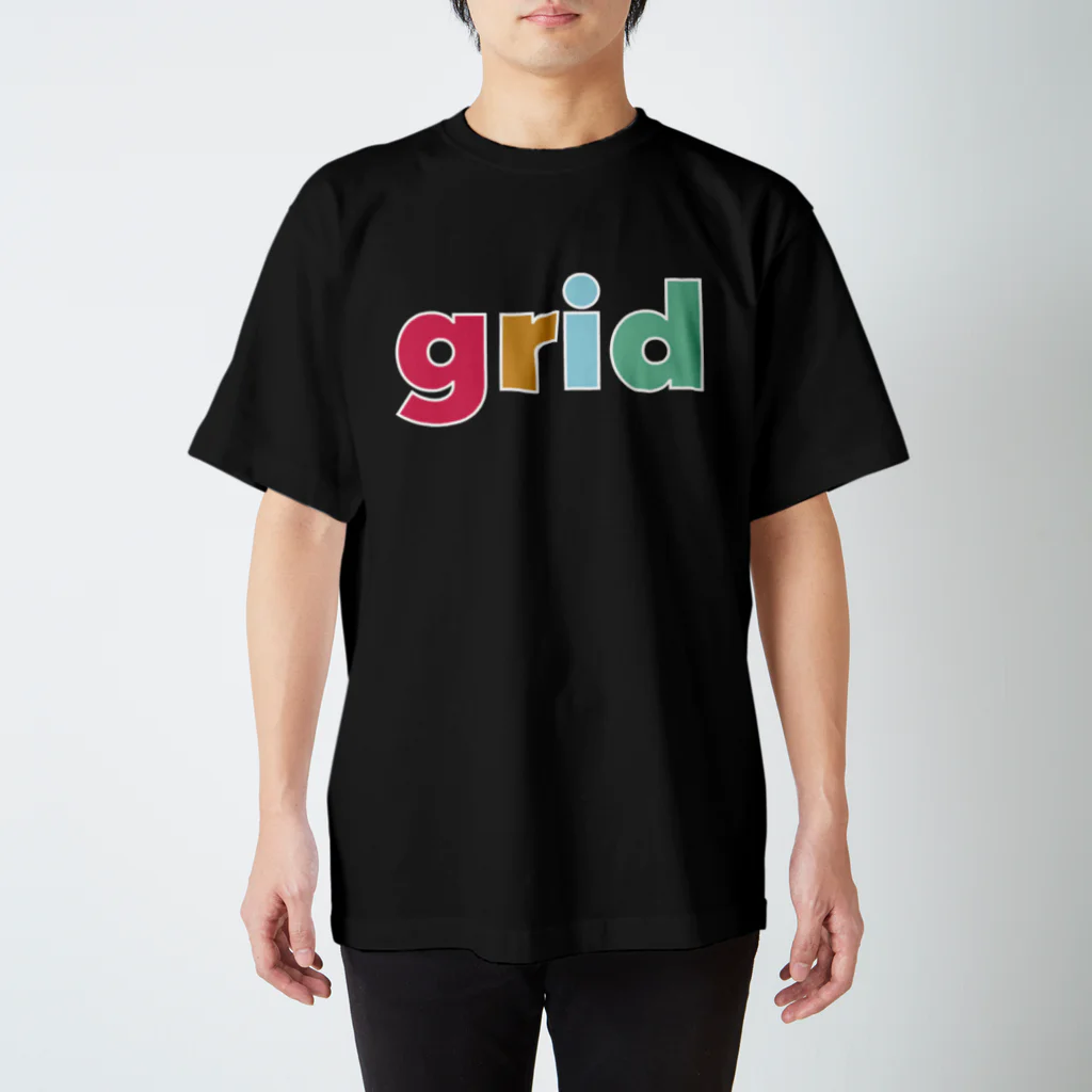 stormcat24さんのgrid t-shirt スタンダードTシャツ