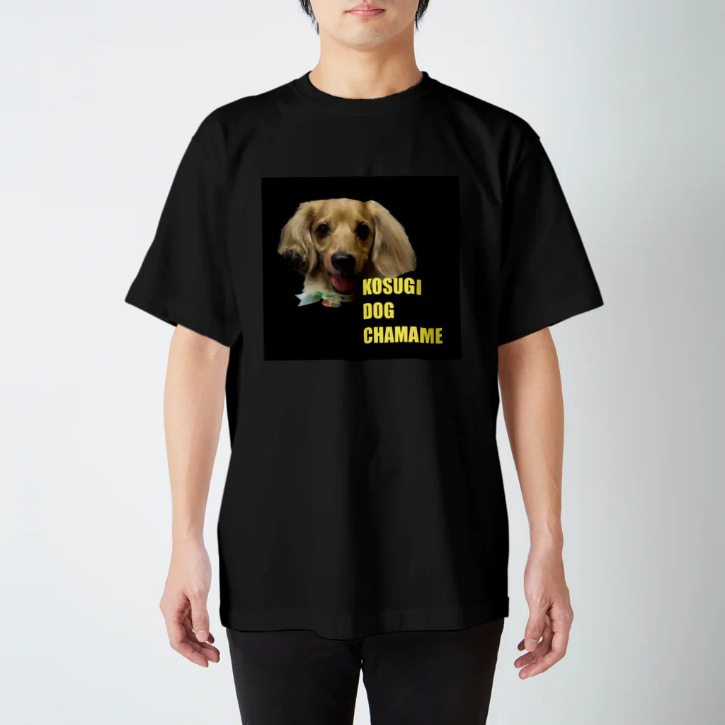 奥村佑子@KOSUGI CURRYの顔濃すぎ犬「茶豆」 Regular Fit T-Shirt