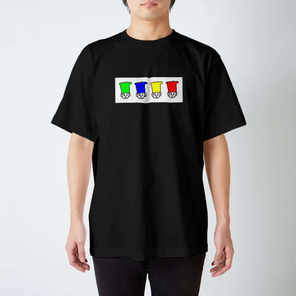 もちこのMr.ローストチキン（カラフルVer.） スタンダードTシャツ