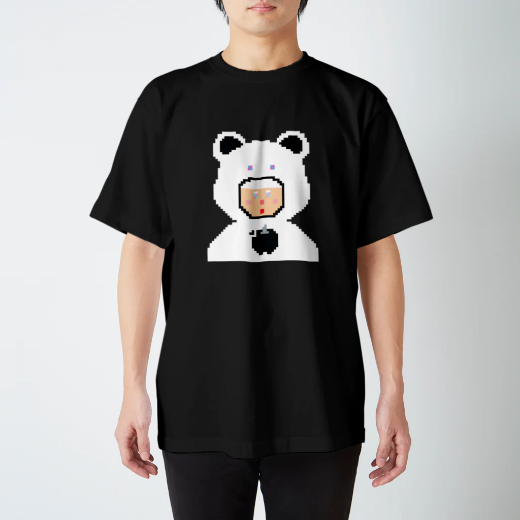 woznftのWhite Bear/woznft スタンダードTシャツ